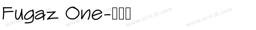Fugaz One字体转换